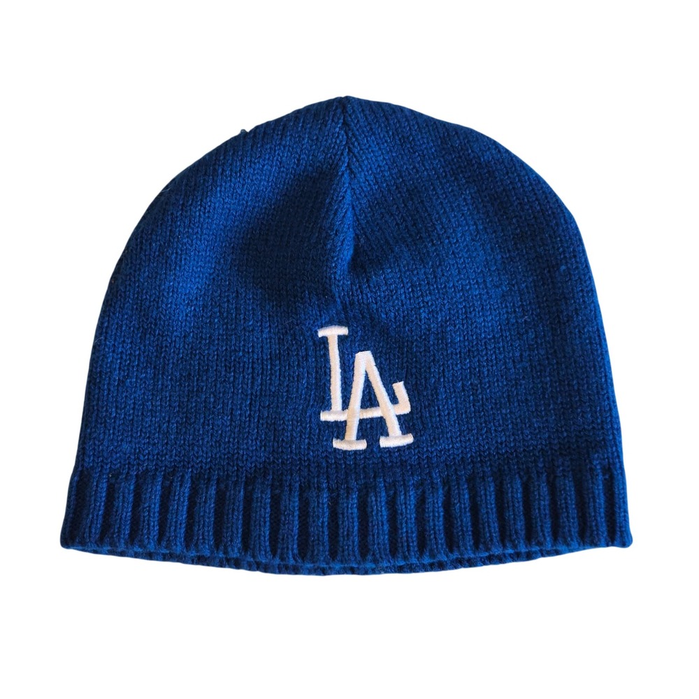 LA Dodgers x AeroMexico Royal Blue Knit Beanie Hat Skull Cap One Size